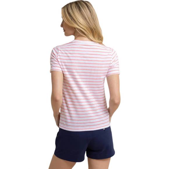 NEW SOUTHERN TIDE sun farer stripe shirt in conch shell - Picture 2 of 4